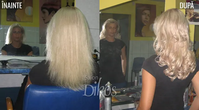 Extensii păr - înainte și după - exemplul 39