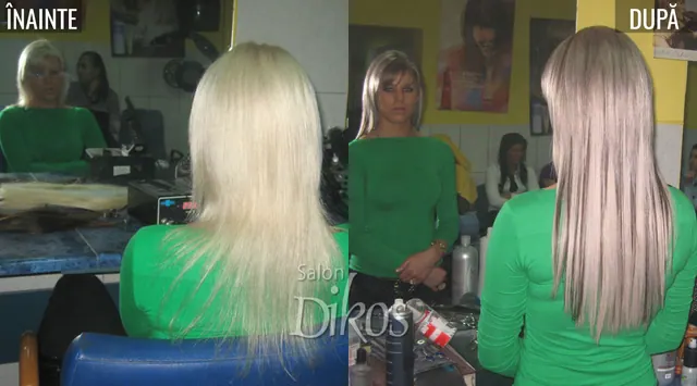 Extensii păr - înainte și după - exemplul 49